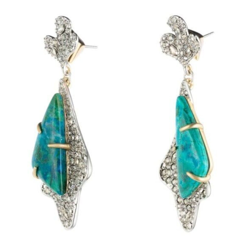 ALEXIS BITTAR • Roxbury Crystal Encrusted Earrings - Picture 2 of 5